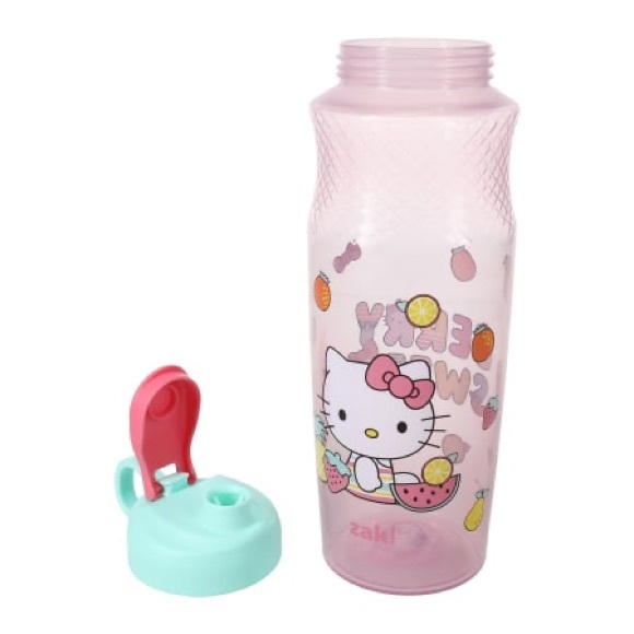 NWT Zak!® Hello Kitty® Water Bottle 30oz - Berry Sweet Purple - Picture 2 of 3